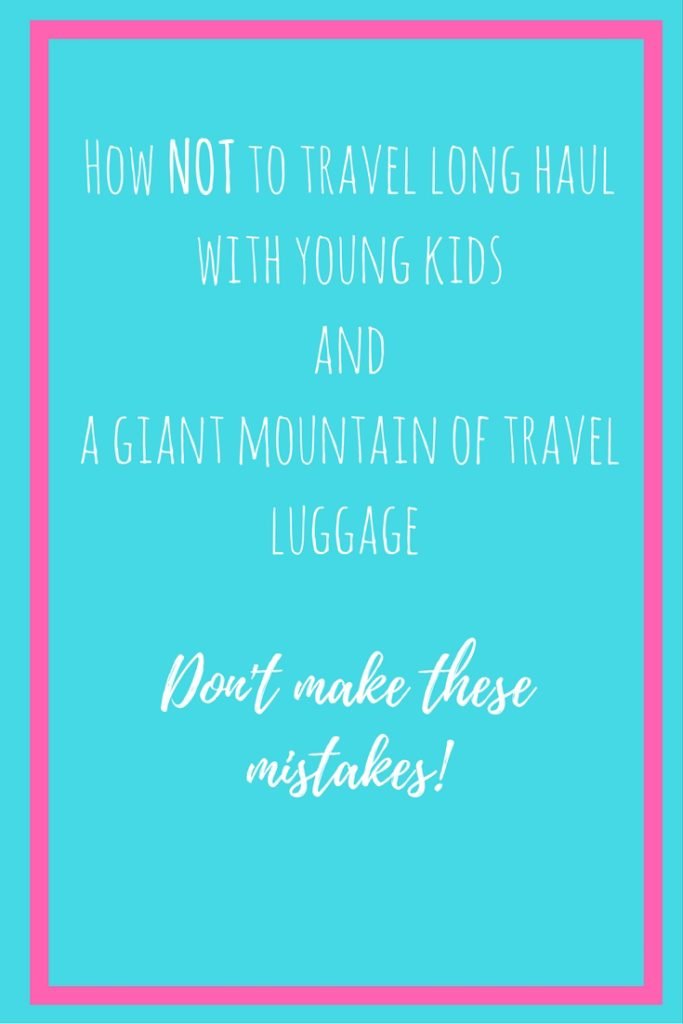 Pinterest image about travel with kids long haul